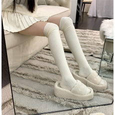 批发实拍实价~秋冬加绒加厚<b class='q'>长筒袜</b>JK袜子百搭小腿袜高筒过膝袜针织