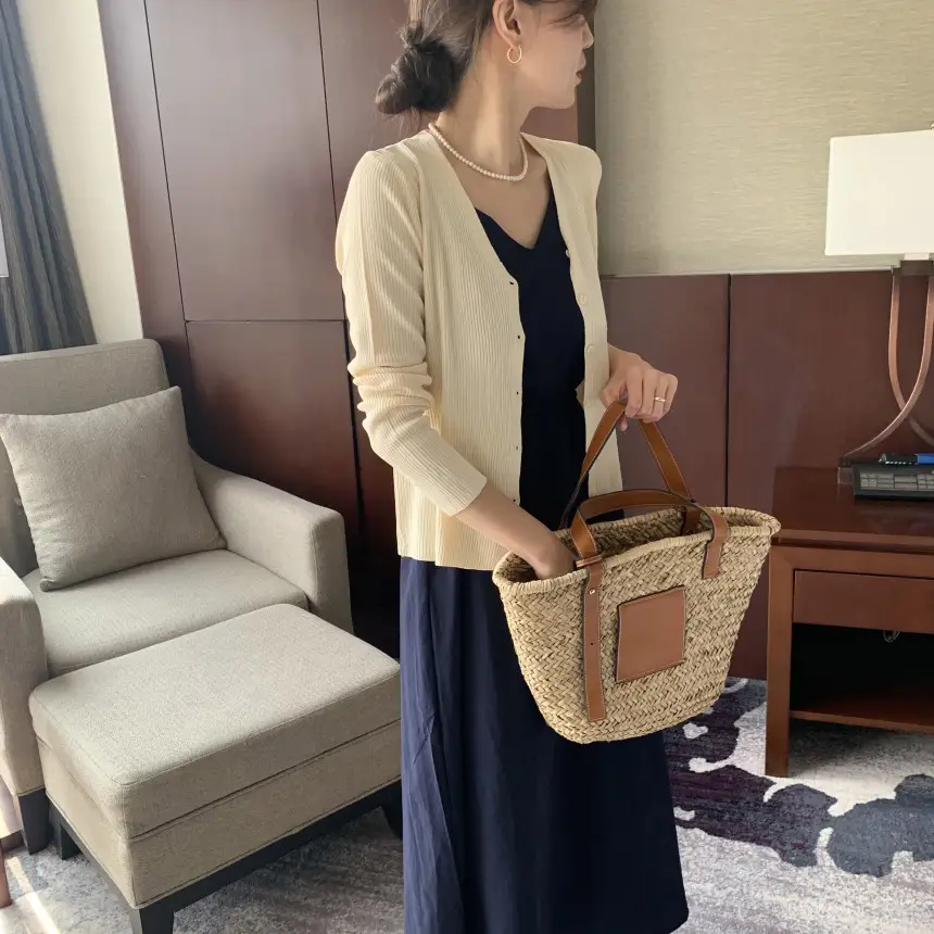 여성용 V넥 슬리브리스 원피스 상세 이미지 39