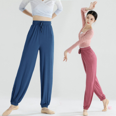 批发舞蹈裤女灯笼裤宽松束脚跳舞阔腿形体<b class='q'>服</b><b class='q'>拉丁舞</b>瑜伽练功现代舞裤子