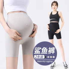 实拍孕妇鲨鱼裤夏季薄款安全裤短裤防走光女瑜伽裤打底裤子夏装