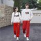 实拍--2023早春新款情侣学生班服校服团体爱国红色舞台服装轮播图3