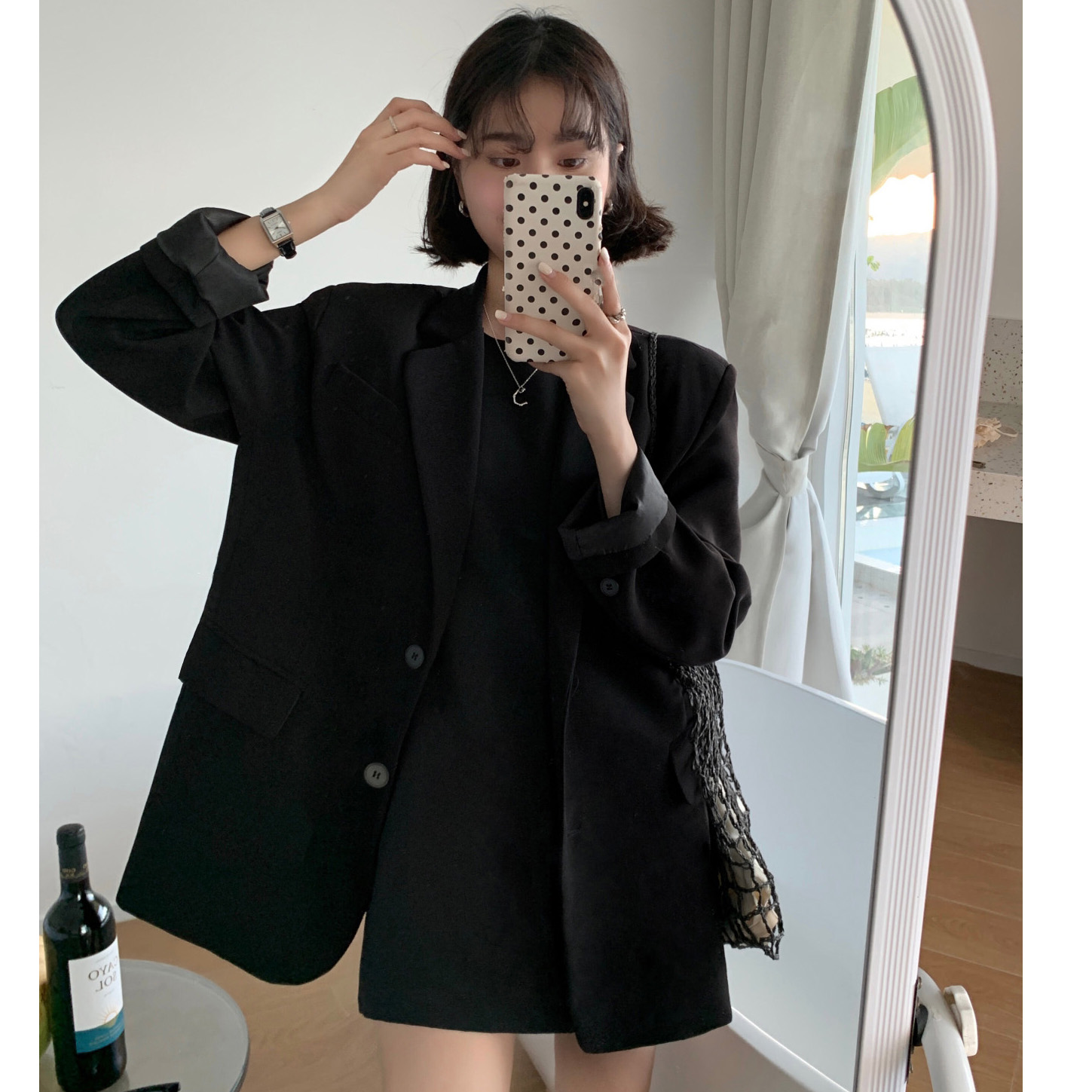 크기 있음 업데이트 미니멀리즘 다용도 기초 섹션 디자인 센스 정장