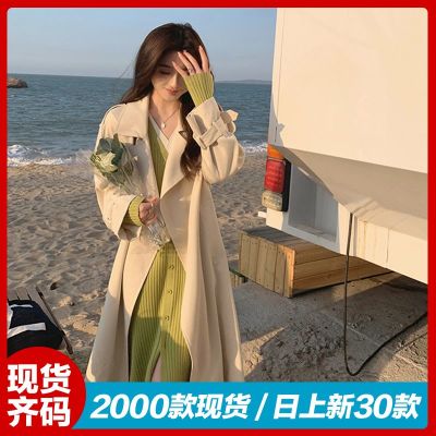 今年流行风衣外套女春秋2023年新款中长款大衣小个子高级感早秋季