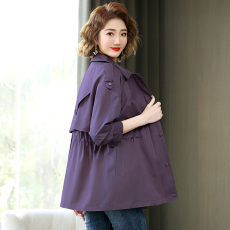 批发女士短外套春秋2026年新款大码休闲上衣气质高端中年妈妈秋季风衣