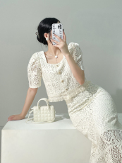 法式气质名媛小香风盐系高级感衬衫半身裙子两件套装夏季女装洋气