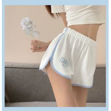 批发已出货 6535鱼鳞 字母刺绣短<b class='q'>裤</b>女宽松休闲高腰<b class='q'>显瘦</b>包臀热<b class='q'>裤</b>