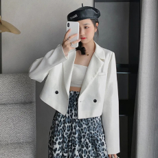 JK小西装外套女士小个子短款学院风学生春秋季新款小西服上衣潮