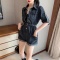 法式复古牛仔连衣裙裤女夏季新款设计感小众赫本风显瘦连体短裤子轮播图3