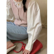 批发叠穿<b class='q'>针织</b>马甲背心女202春季韩版百搭小吊带<b class='q'>开衫</b>上衣