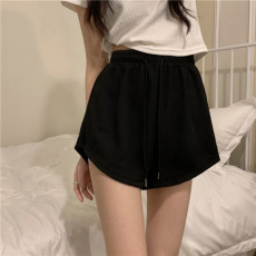 批发已出货 罗纹 运动<b class='q'>短裤</b><b class='q'>女</b>夏季健身裤新款高腰显瘦a字休闲裤