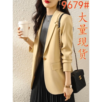 黄色西装外套女高级感小个子秋装上衣2022年新款休闲韩版气质西服