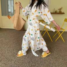 韩国新款春甜美可爱家居服3件套装女