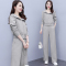 休闲运动服时尚洋气套装女2023春季新款连帽卫衣显瘦阔腿裤两件套轮播图4
