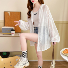 批发实拍-刺绣防晒衣女2026春秋新款薄款开衫<b class='q'>中长款</b><b class='q'>外套</b>上衣大码女装