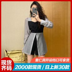 早秋装大码女装高级感上衣胖mm显瘦遮肉两件套装轻熟夏季微胖穿搭