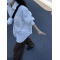 休闲长袖白色衬衫女2023早春新款女装叠穿衬衣高级感宽松港风上衣轮播图2