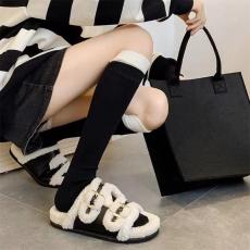 批发实价不减价~秋冬百搭小腿袜双袜口拼接堆堆袜棉袜长袜中筒袜女袜