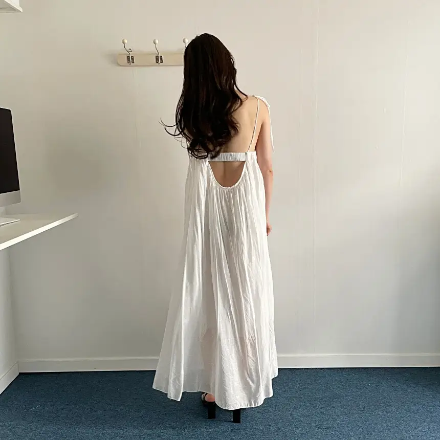 프렌치 리조트 스타일 노스리브 원피스 상세 이미지 7