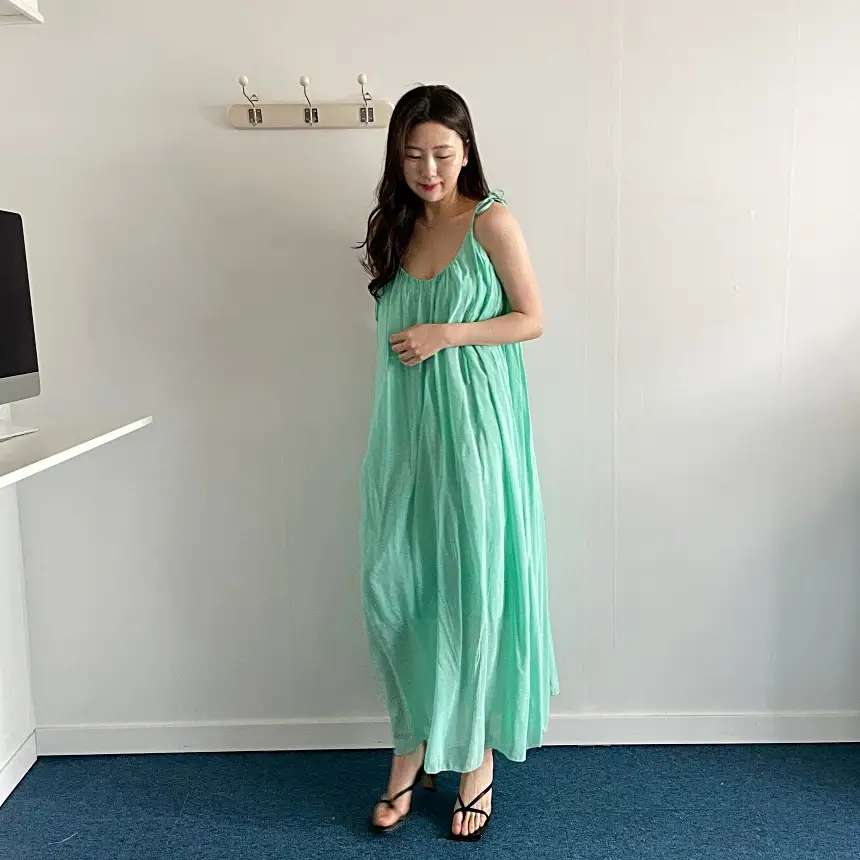 프렌치 리조트 스타일 노스리브 원피스 상세 이미지 25
