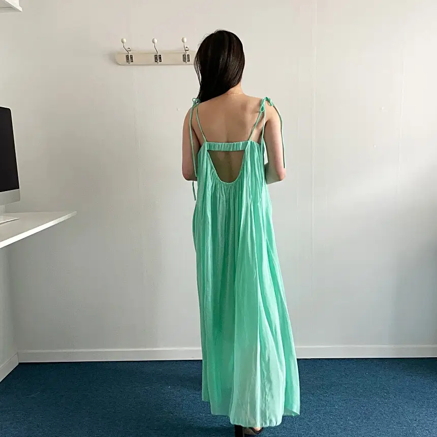 프렌치 리조트 스타일 노스리브 원피스 상세 이미지 31