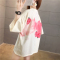 实拍6535棉包领抖音好质量 闺蜜装排球服运动短袖T恤女轮播图2