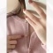 浣熊绒温柔爱心扣粉色毛衣女春秋外搭宽松慵懒针织小开衫上衣外套轮播图4