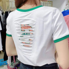 纯棉宽松短袖t恤女2026夏季新款韩版女装洋气休闲上衣女ins潮