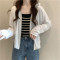 连帽长袖短外套防晒衣户外透气百搭防晒服女夏季薄款今年流行上衣轮播图3