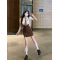 jk制服纯欲风炸街学院风套装女夏季吊带连衣裙甜辣包臀裙子两件套轮播图3