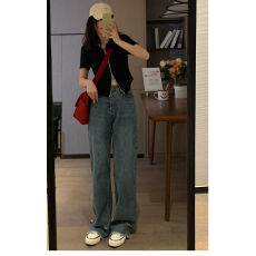 批发满天<b class='q'>星</b> 已出货 罗纹 250<b class='q'>克</b> 辣妹修身双拉链polo衫设计感上衣