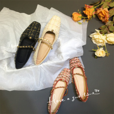 批发小香风玛丽珍鞋子女新款2023爆款法式温柔晚晚配裙子<b class='q'>春</b>季豆豆单鞋