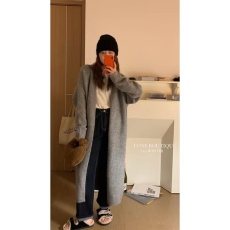 批发韩版<b class='q'>开衫</b><b class='q'>女</b>秋季2026年新款慵懒风宽松中长款过膝<b class='q'>毛衣</b>外套