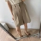 大码~现货 官图 胖MM女夏直筒西装阔腿裤薄款高腰显瘦五分短裤轮播图3