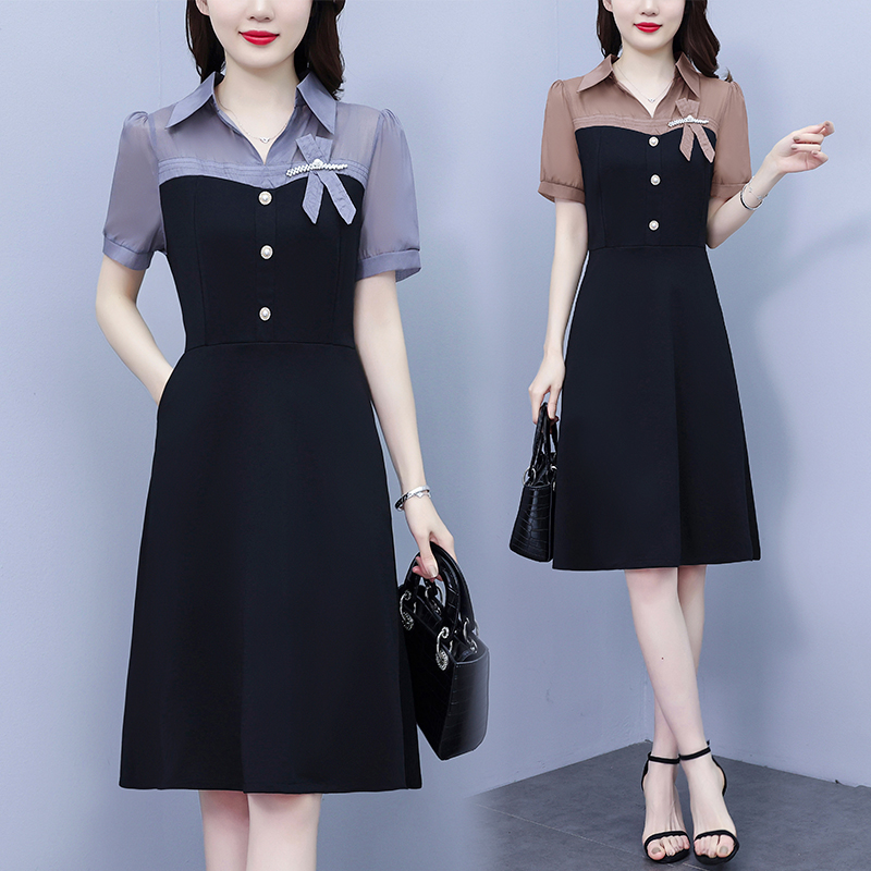 RY2369# 实拍大量衬衫连衣裙女装2026夏装新款时尚气质显瘦减龄裙子