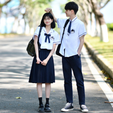 批发大量有货 实拍情侣装合唱演出服毕业服学院风学生班服套装jk制服
