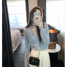 批发YUYUREAL-梦幻氛围感 防晒毛衣开衫外套女初春装新款短款针织上衣