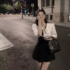春夏季轻熟风衬衫半身裙两件套女2023年职业时尚洋气减龄套装