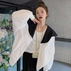 批发2026秋装长袖女新款气质宽松显瘦棒球服外套潮外贸新款大码