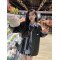 高级感黑色皮衣外套2023女春季甜酷风宽松百搭炸街夹克机车服上衣轮播图1