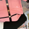 小香风粉色短袖针织衫女夏季2023新款设计感时尚气质显瘦短款上衣轮播图3