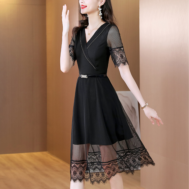 MY8590# 高端名媛连衣裙收腰显瘦气质夏装新款职业女装时尚高级感裙子女裝貨源服裝批發