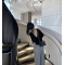 百褶阔腿裤女夏季薄款高腰垂感宽松显瘦直筒坑条凉凉拖地冰丝长裤轮播图2