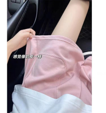 粉色运动短裤女夏季薄款宽松高腰a字显瘦小个子阔腿热裤休闲裤子