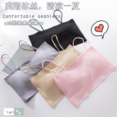 批发无痕抹胸内衣女防走光防滑裹胸新款内搭无痕美背文胸罩