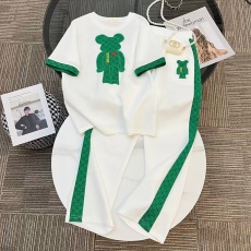 批发女童休闲套装2026新款夏装洋气时髦儿童短袖潮网红女孩运动两件套