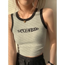 批发2026新款薄款<b class='q'>吊带</b><b class='q'>背心</b>女夏外穿短款<b class='q'>露</b><b class='q'>脐</b>白色小衫修身无袖打底上衣