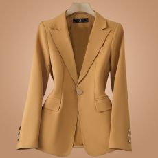 批发收腰小西装外套女士2026新款春<b class='q'>秋</b>高级感通勤修身休闲气质西服上衣