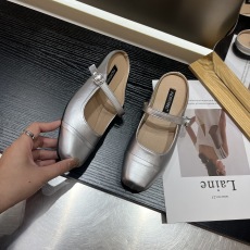 批发<b class='q'>韩版</b>网红拼接芭蕾女半托软底时尚2023新款平底豆豆鞋