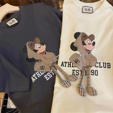 批发新款薄款立体装饰抖音质量双纱240克精梳紧密赛络短袖<b class='q'>t</b><b class='q'>恤</b>女