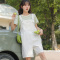 实拍休闲显瘦日系设计感盐系背带短裤女夏季韩版宽松小个子复古轮播图1
